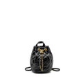 Chanel 22S Candy Chains Mini Bucket Backpack Lambskin Black  (Microchip)