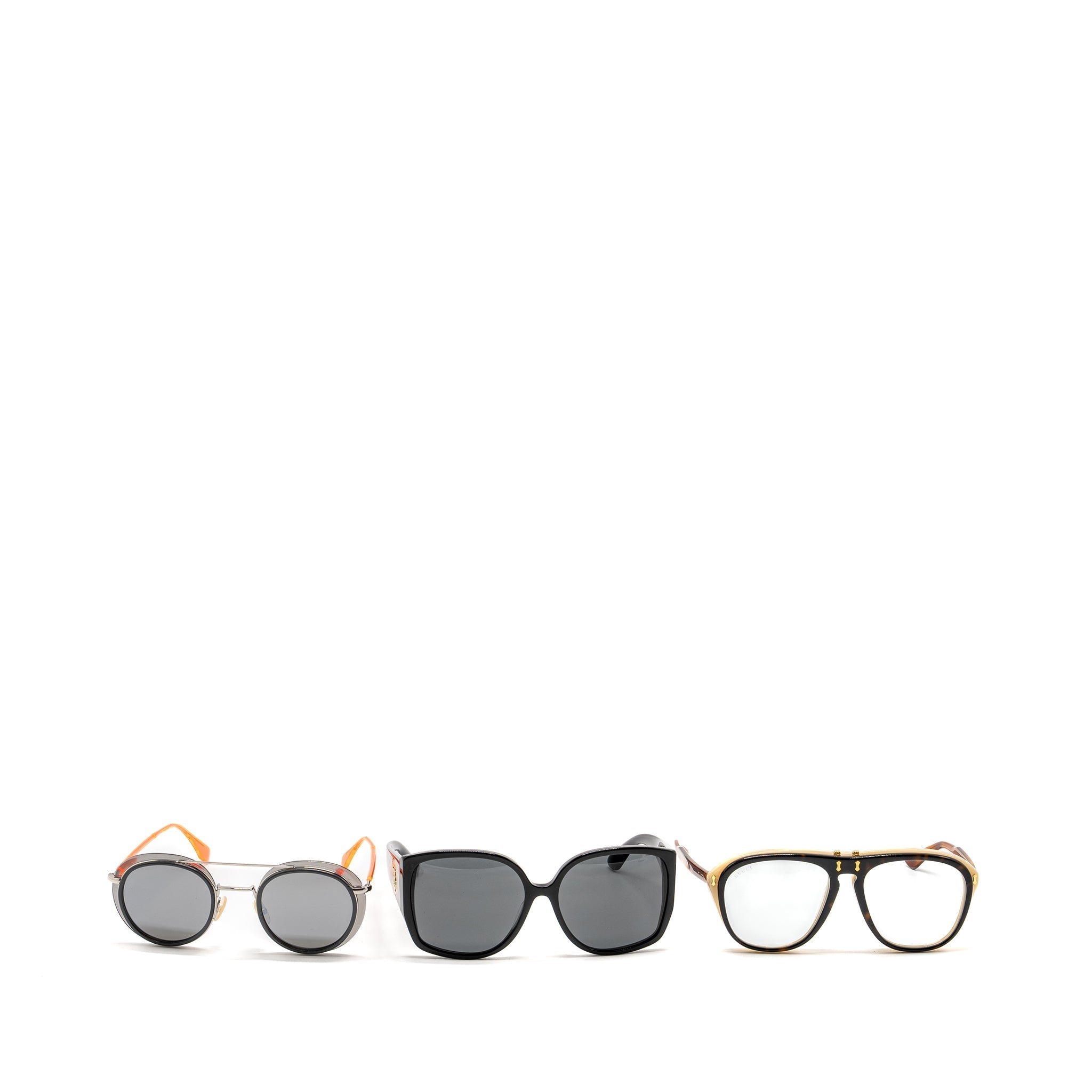 Gucci / Burberry / Fendi Sunglasses Multicolour (Sell In Set)
