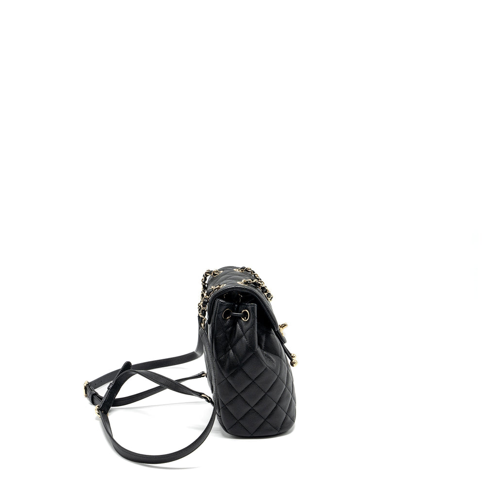 Chanel 23s mini Backpack Caviar Black L (Microchip)