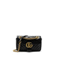 Gucci Mini GG Marmont Bag Calfskin Black Brushed