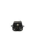 CHANEL 24A Mini Duma Backpack Grained Calfskin Black L (Microchip)