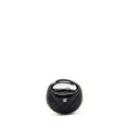 Chanel 23C round Clutch lambskin black  (microchip)