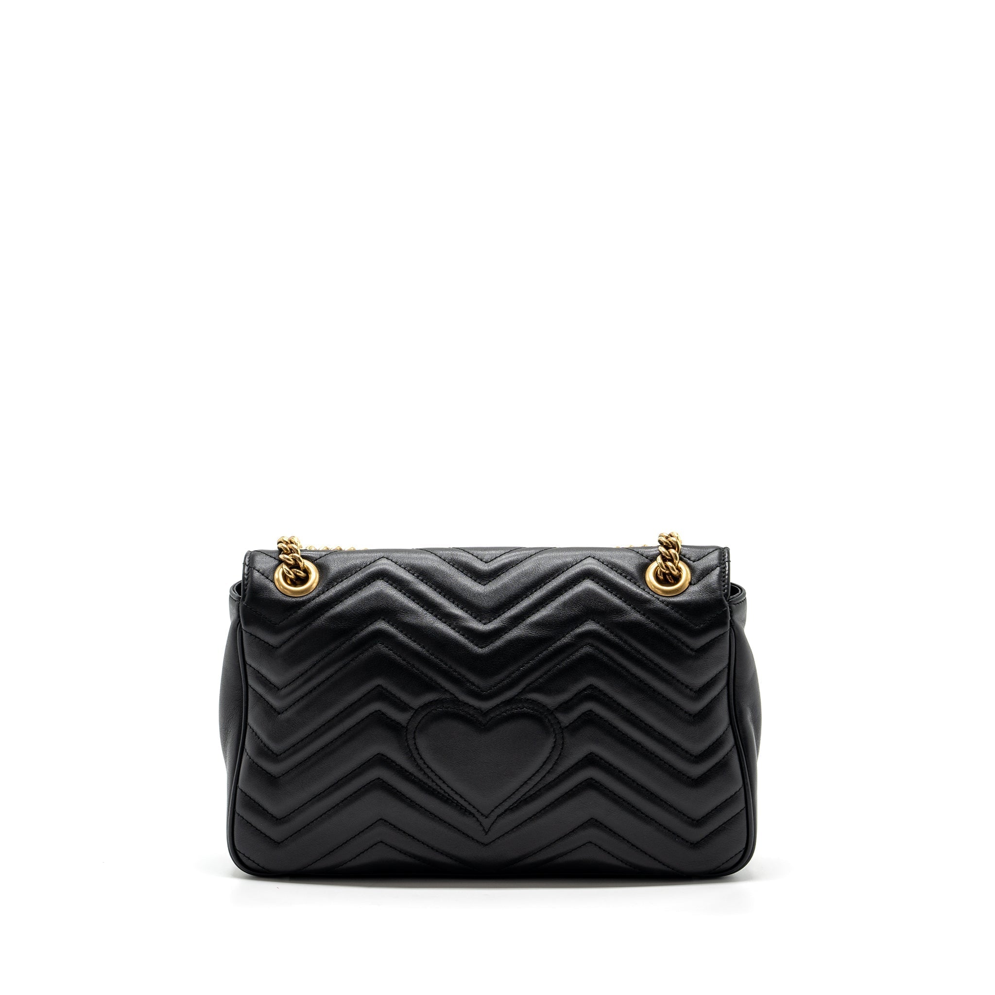 Gucci medium gg Marmont bag calfskin black