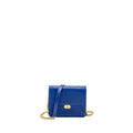 Chanel Boy Clutch with Chain  Chervon Lambskin Blue