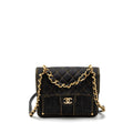 Chanel 23S Flap Backpack Denim Dark Blue Brushed  (Microchip)