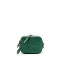 Gucci disco soho camera bag calfskin green L