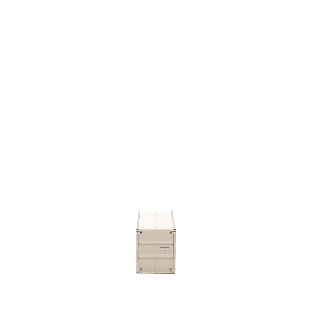 Chanel Paris-Hamburg runway container clutch bag white / black / red