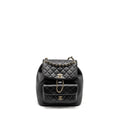 Chanel 23c Large Duma Backpack Calfskin Black L (microchip)
