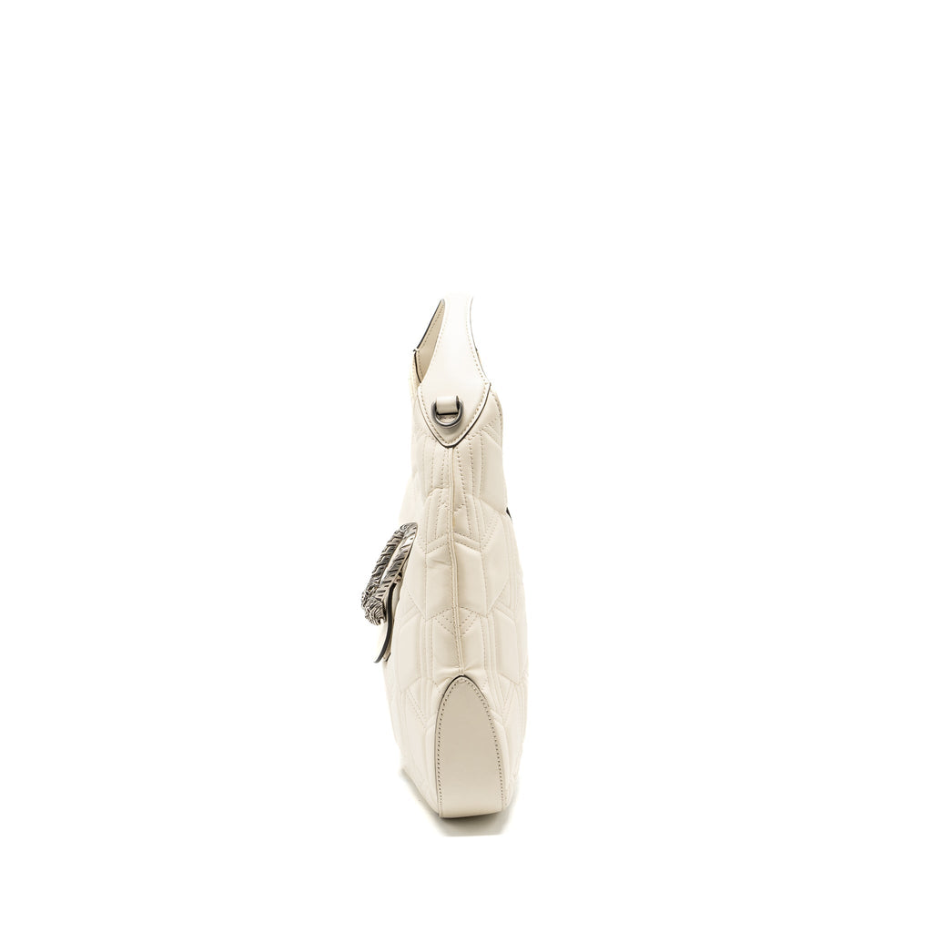 Gucci Dionysus Hobo Shoulder Bag Calfskin White SHW