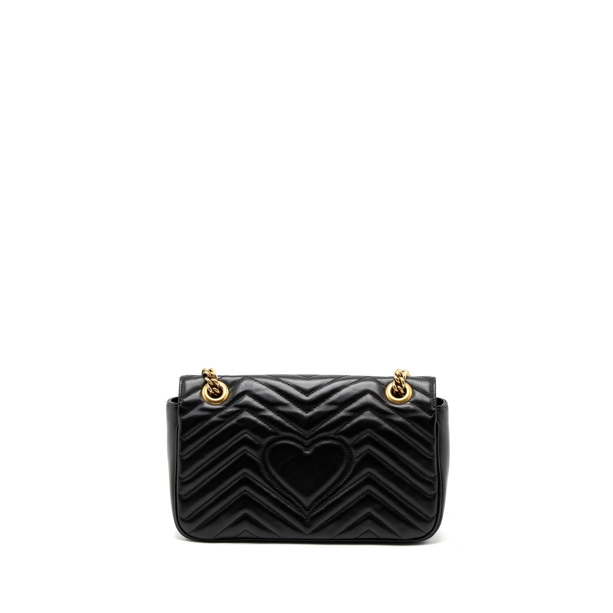 Gucci Small GG Marmont Bag Calfskin Black