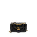 Gucci Small GG Marmont Bag Calfskin Black