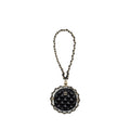 Chanel 22C Round Clutch With Chain Lambskin Black