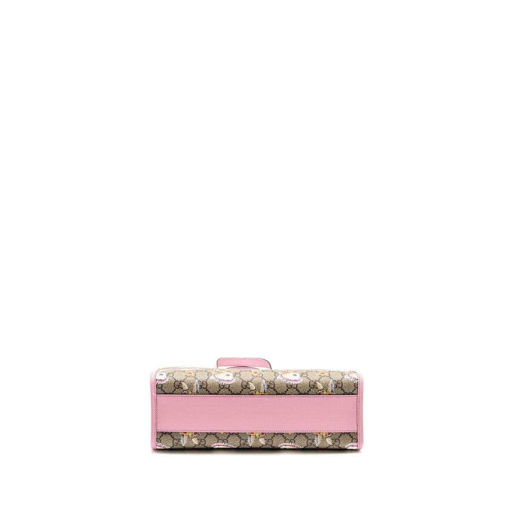 Gucci Children�s Yuko Higuchi Tote Bag GG Supreme Canvas/Leather Pink/Multicolour SHW
