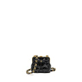 Chanel 24A Bowknot Clutch With Chain patent Crumpled Lambskin/Shiny Lambskin Black  (microchip)