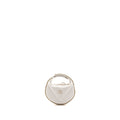 Chanel 23C round clutch lambskin white L (microchip)