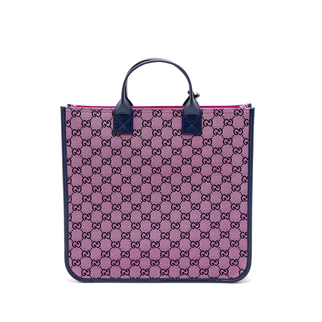 Gucci Children�s Tote Bag Canvas/Leather Purple