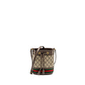 Gucci Ophida Mini Bucket Bag GG Supreme Canvas Beige / Ebony