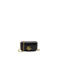 Gucci Super Mini Marmont calfskin black