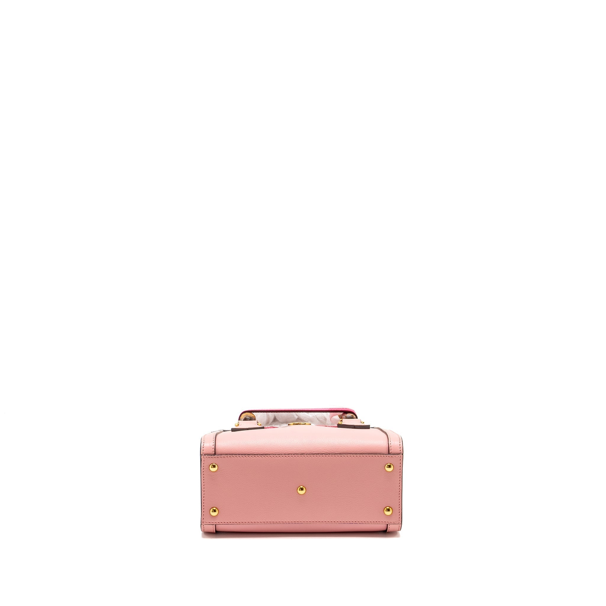 Gucci Mini Diana Bamboo Tote Bag Leather Pink