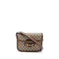 Gucci Horsebit 1955 Shoulder Bag GG Supreme Canvas / Leather Brown