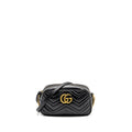 Gucci Marmont Camera Bag Calfskin Black