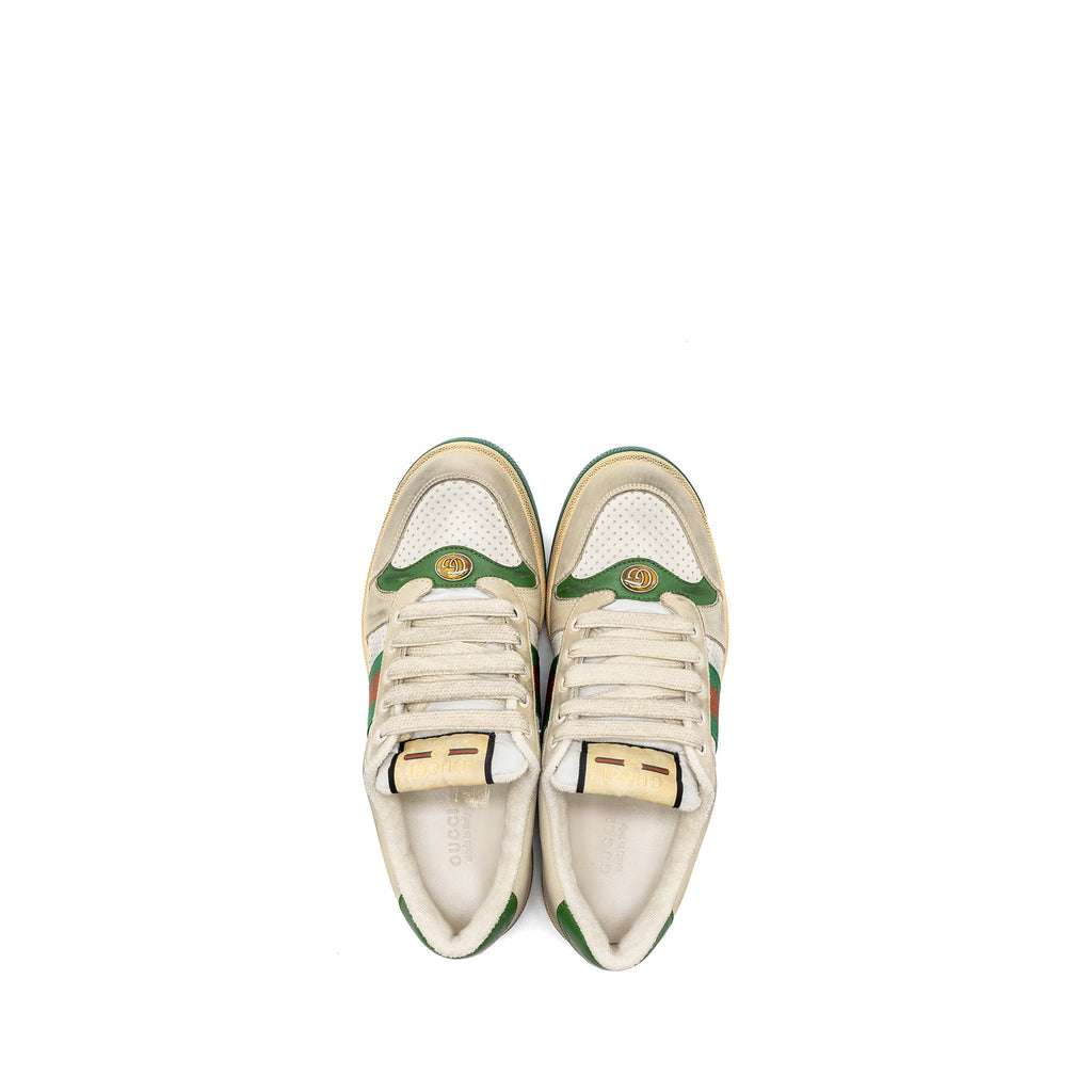 Gucci size 38 women�s Screener Leather Trainer / sneakers multicolour