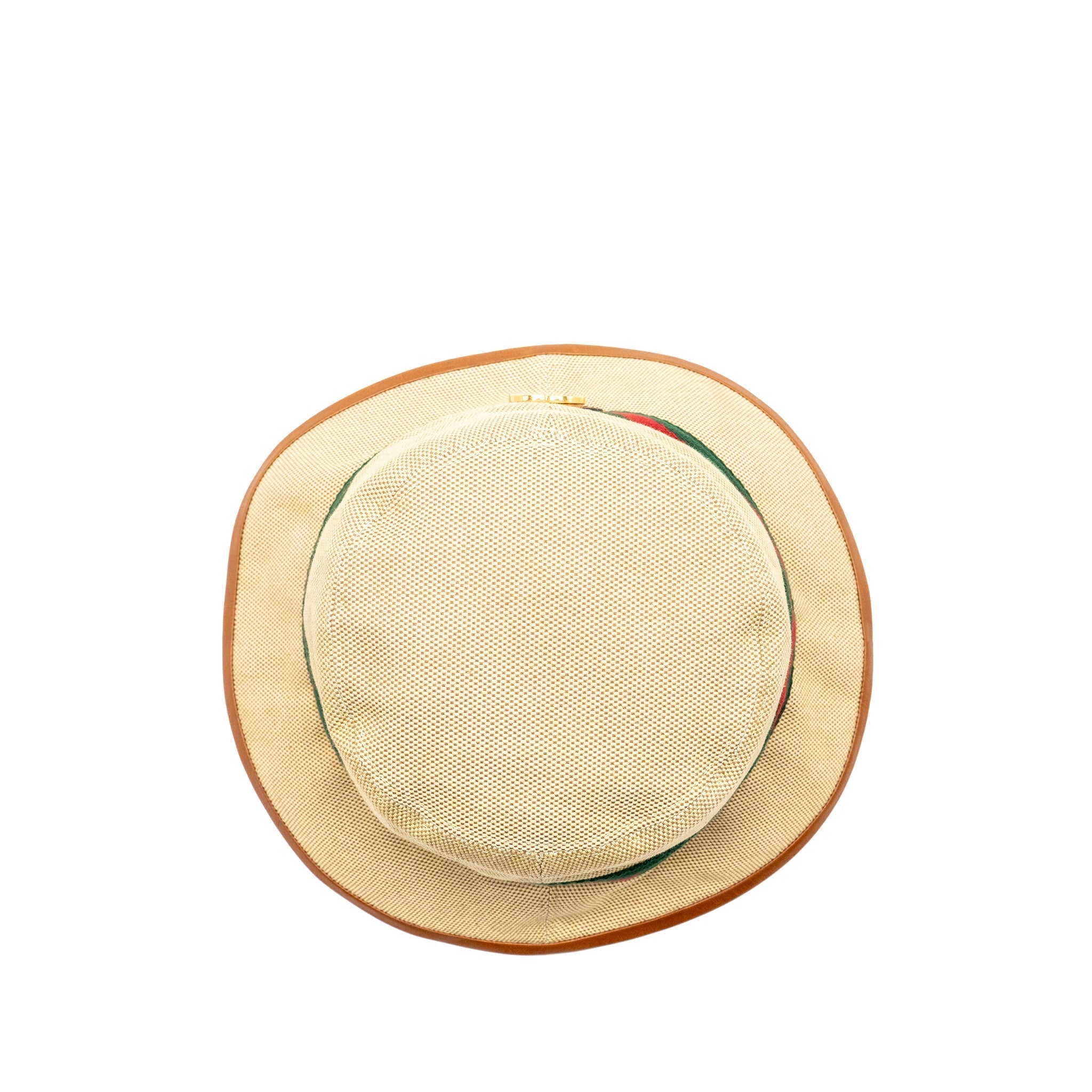 Gucci Size M Bucket Hat Canvas Brown