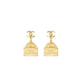 Chanel CC Logo Rue Cambo Drop Earring