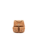 Chanel 23p Triple Pack Backpack Caviar Dark Beige L(Microchip)
