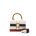 Gucci Bamboo Top Handle Dionysus Flap Bag Calfskin White/Multicolour