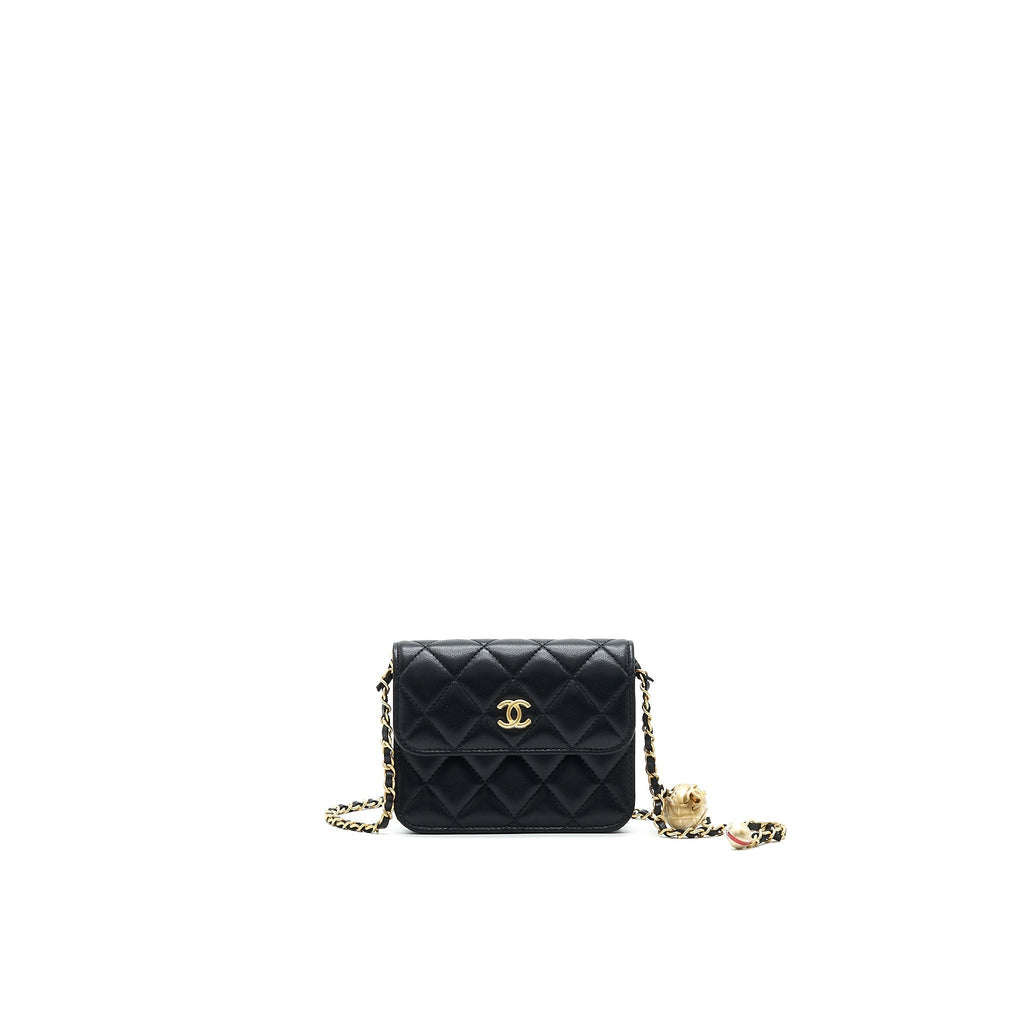 Chanel Pearl Crush Mini Flap  Holder Belt Bag