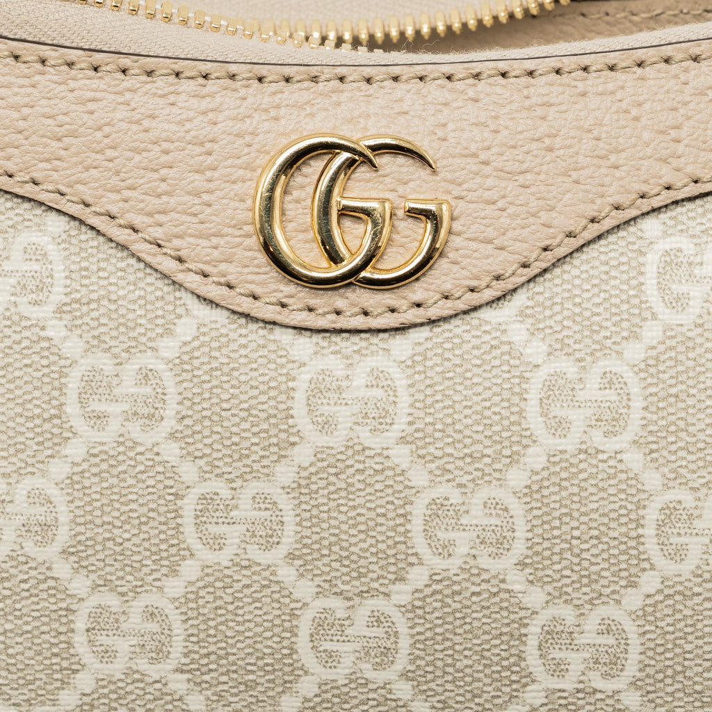 Gucci Ophidia Small Handbag GG Supreme Canvas Beige/White