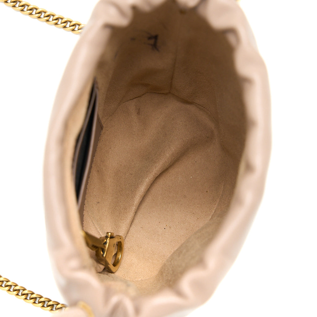 Gucci GG Marmont Mini Bucket Dark Beige
