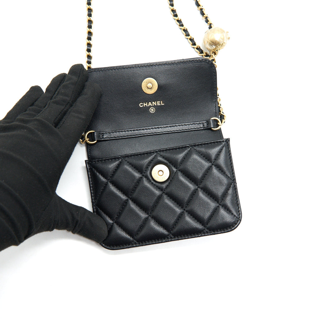 Chanel Pearl Crush Mini Flap  Holder Belt Bag