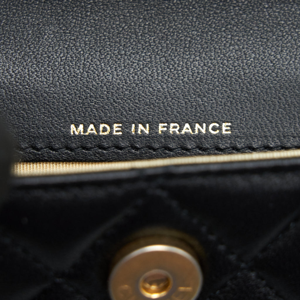 Chanel 2021 Pearl Crush Belt Bag Black with