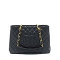 Chanel Grand Shopping Tote Caviar Black  serial 17