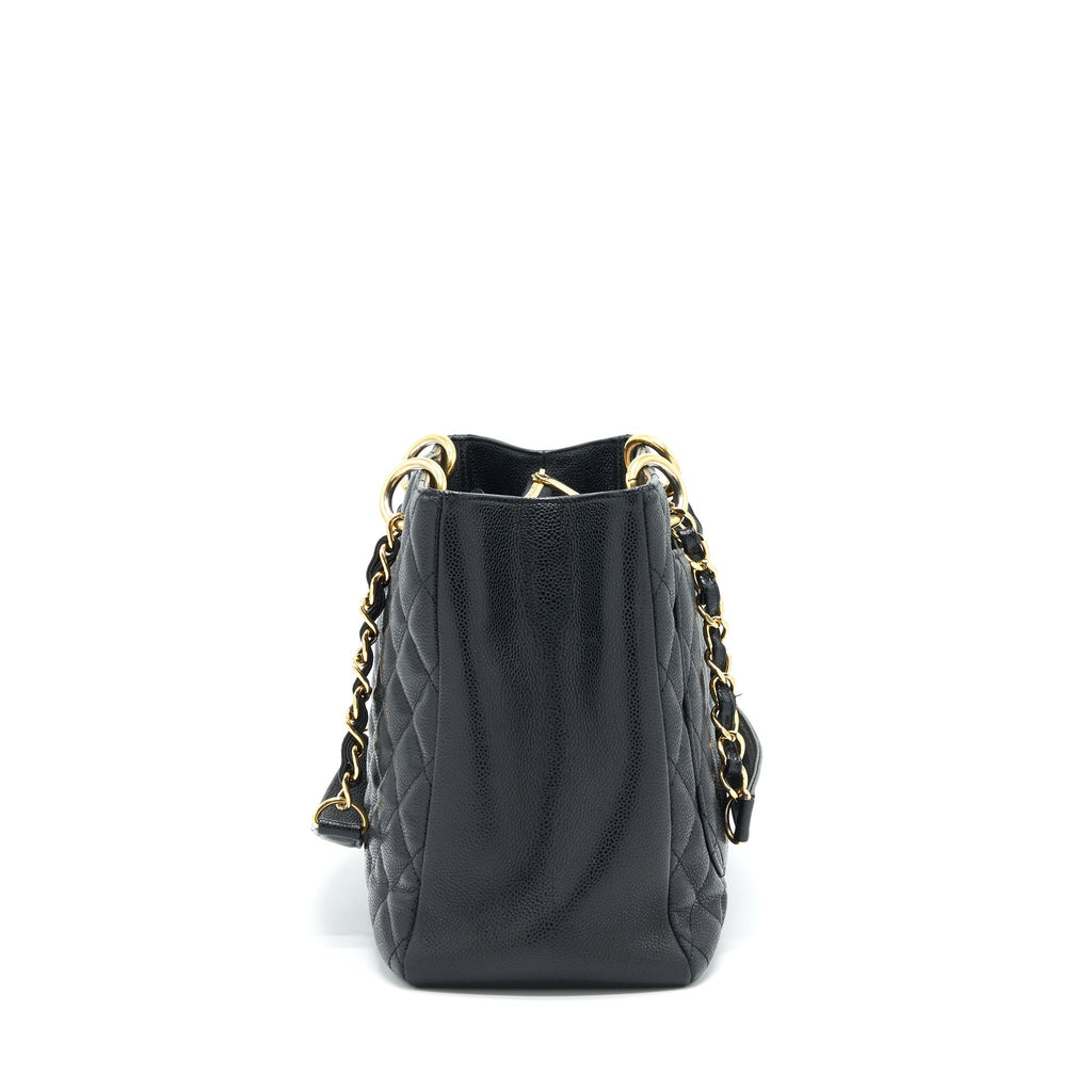 Chanel Grand Shopping Tote Caviar Black  serial 17