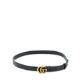 Gucci Size 85 GG 2cm Leather Belt Double G Buckle