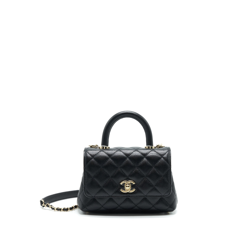 CHANEL EXTRA MINI COCO HANDLE BLACK L