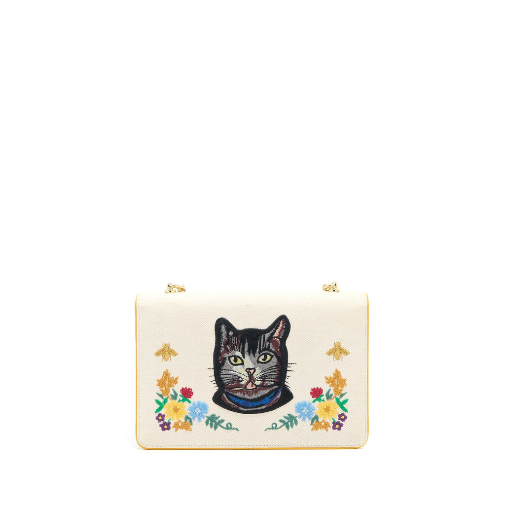 Gucci Crossbody Multicolour Print Fabric White