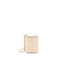 Chanel 22C Light Beige Caviar Vertical Vanity With Chain L