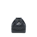 Chanel Small Gabrielle Backpack Aged Calfskin Black Multicolour Hardware