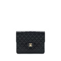 Chanel Flap Case Black Caviar L