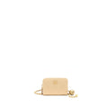 Chanel 22C Pearl Crush  Holder With Chain Beige