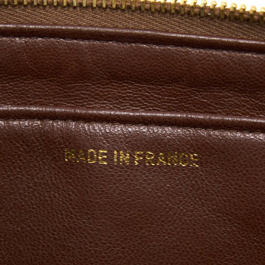 Chanel Vintage Classic Timeless Backpack Lambskin Brown