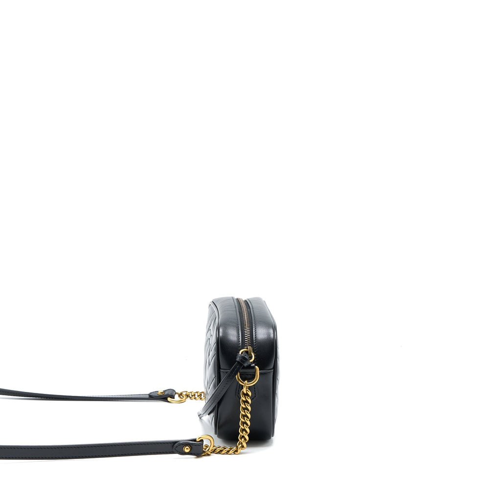 Gucci GG Mini Marmont Matelass� Bag Black