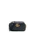 Gucci Small Marmont Matelasse Calfskin Black