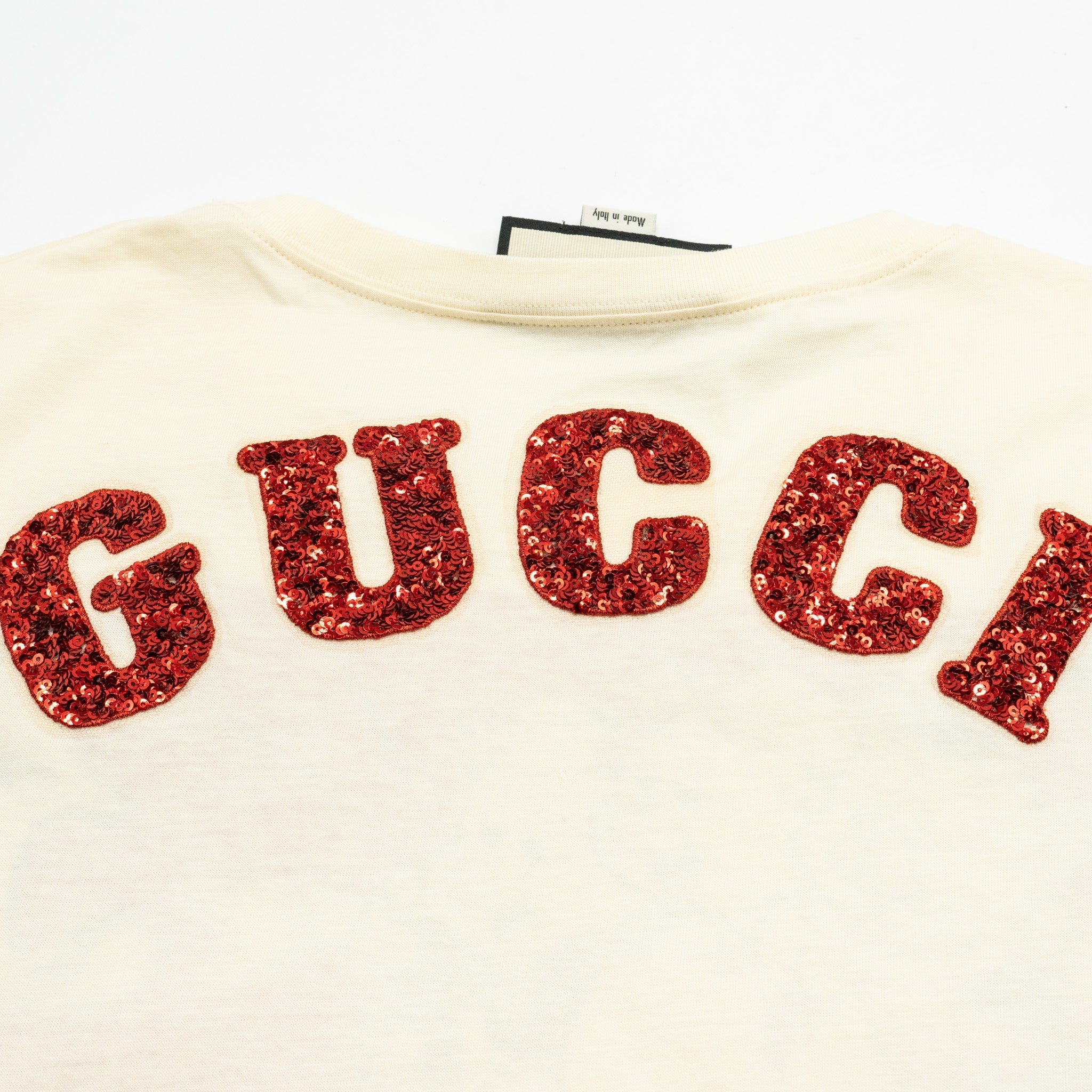 Gucci Size XS �Whale Three Little Pigs� Print T-shirt White/Multicolour
