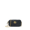 Gucci GG Marmont Small Pouch With Chains Black