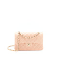 Chanel Small Classic Double Flap Bag Lambskin Pink L